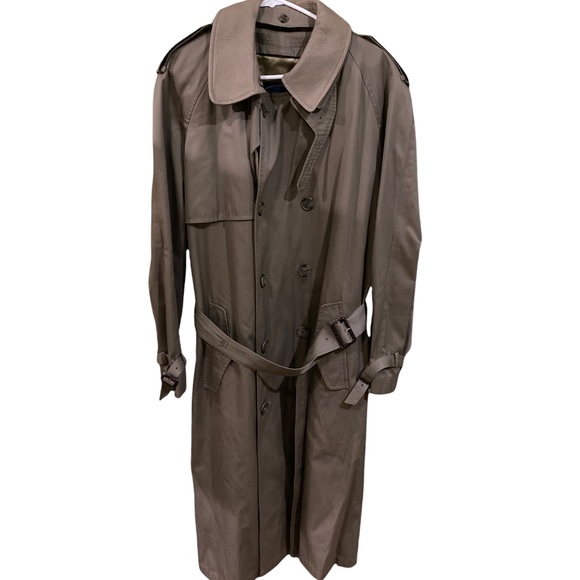 Perusal Taupe Trench Coat size 40S - Picture 1 of 14